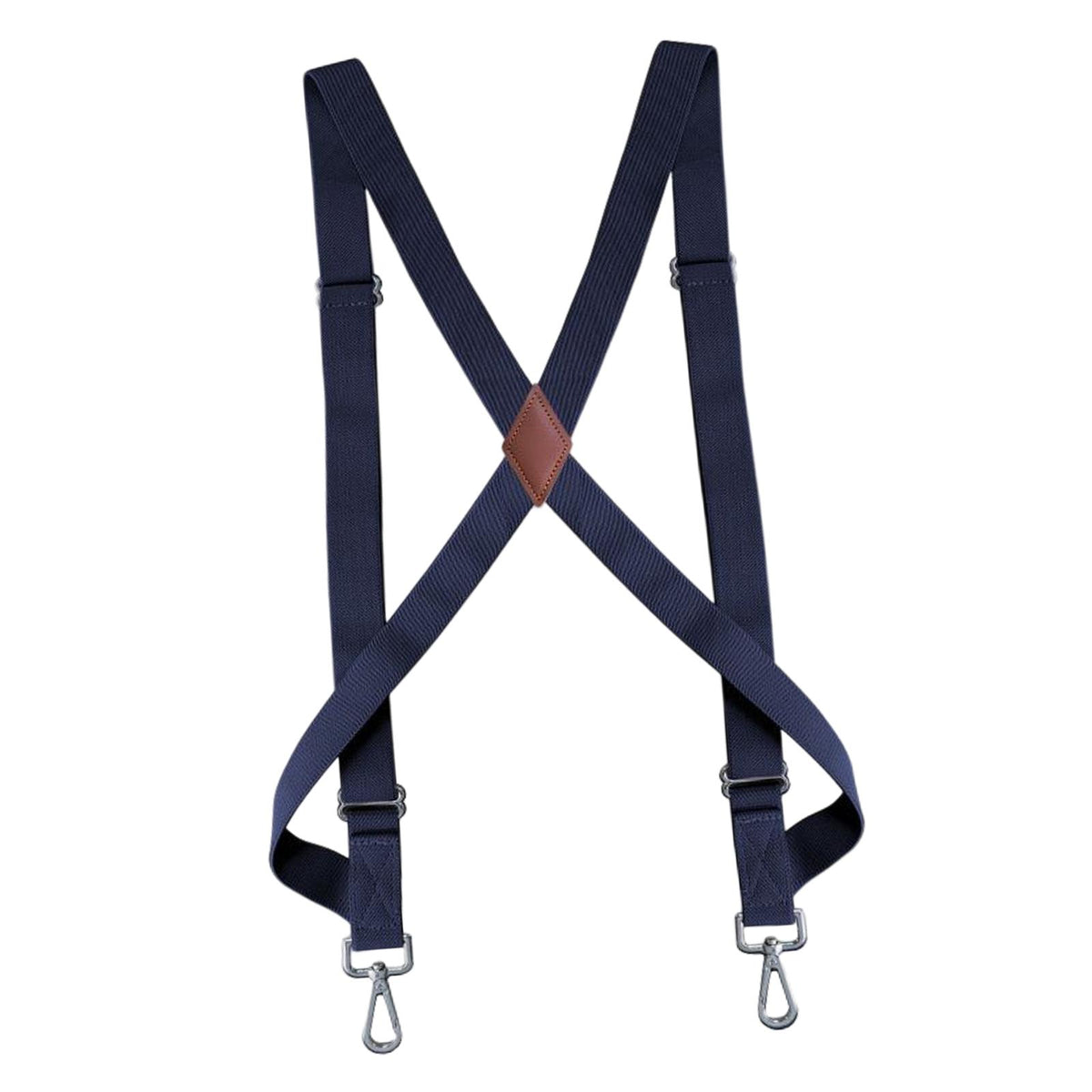 Maxbell Mens Womens Suspender X Shaped Elastic Straps Hook Suspenders Adjustable Dark Blue