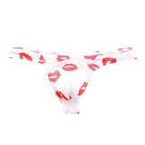 Maxbell Men Thong Underpants Comfortable Low Rise Transparent G String XL