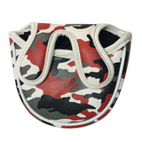 Maxbell PU Golf Club Rescue Head Cover Golf Putters Headcover Red Camo