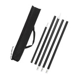 Maxbell Aluminum Alloy Tent Poles Durable Bar Tarp Poles for Outdoor Home Backyard Black