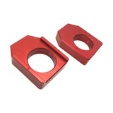Maxbell 2Pcs Rear Axle Chain Adjuster Blocks for Honda CR125R Crf250R Crf450L