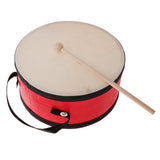 Maxbell Hand Drum with Beater Kids Wooden Percussion Education Musical Instruments