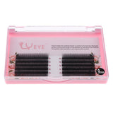 Maxbell 1 Box 3D Long Natural False Eyelashes Synthetic Fibre C Curl Fake Eye Lashes 12mm