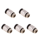 Max 5PCS Air Water Hose Tube Straight Push In Pneumatic Fittings DPC-G-C6-G01