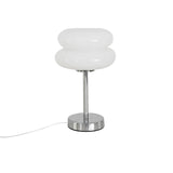 Maxbell Egg Tart Mushroom Table Lamp Decorative Lamp for Bedside desklight Dresser white