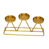 Maxbell Candle Holder Candle Stand Candlestick Holiday Party Table Centerpieces Golden
