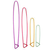 Max 4pcs Aluminium Knit Knitting Needles Crochet Hooks Sweater Stitch Holder