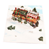 Maxbell Christmas Greeting Card Popup Card with Envelope for Festival Party Decor