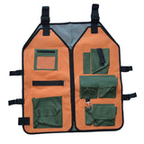 Maxbell Tool Vest Electrician Tool Vest for Carpenters for Outdoor Camping Household Yellow Green