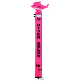 Max Scuba Diving Buoy Marker Safety Gear with D Ring Roseo Dolphin 6FT