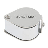 Max Maxb Mini Foldable 30 Times Magnifying Magnifier Glass Jeweler Eye Jewelry Loupe