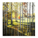 Max Charming Scenery Printed Window Curtains Drapes Cypress Forest