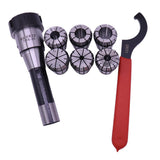Max ER32 Collet Chuck Tooling Holder with 6x Spring Collet Set+1x Hook Spanner
