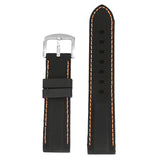 Maxbell Silicone Rubber Watch Strap Band Waterproof Watch Band Belt for Samsung 24mm