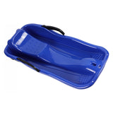 Maxbell Winter Snow Sled Kids Sledge Sledding Sleigh Fun Toy Garden Holiday Toboggan Blue