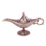 Maxbell Aladdin Genie Light Lamp Jewelry Holder Home Decoration Gift Red Copper