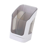 Maxbell Desktop Organizer Divider Cosmetic Tools Holder Cup for Home Desk Vanity White