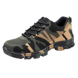Max Men Work Safety Shoes Lightweight Breathable and Deodorant Sneakers Green-46