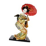 Maxbell Japanese Kimono Figurine Miniature Sculpture for Bedroom Decor Ornament