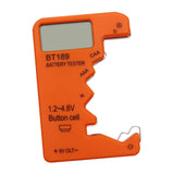 Maxbell Portable Battery Tester Battery Tester Checker Universal for 9V 1.5V AA Orange