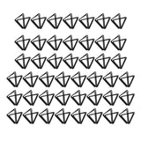 Maxbell 45 Pieces Table Card Holders Table Number Holders for Anniversary Party Black