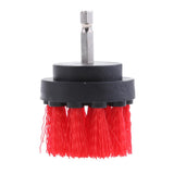 Max Power Scrubber Cleaning Drill Brush Tub Cleaner Red Thick Brush 2inch