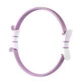Maxbell Pilates Resistance Ring Yoga Circle Dual Handles Training for Fitness Thighs Purple