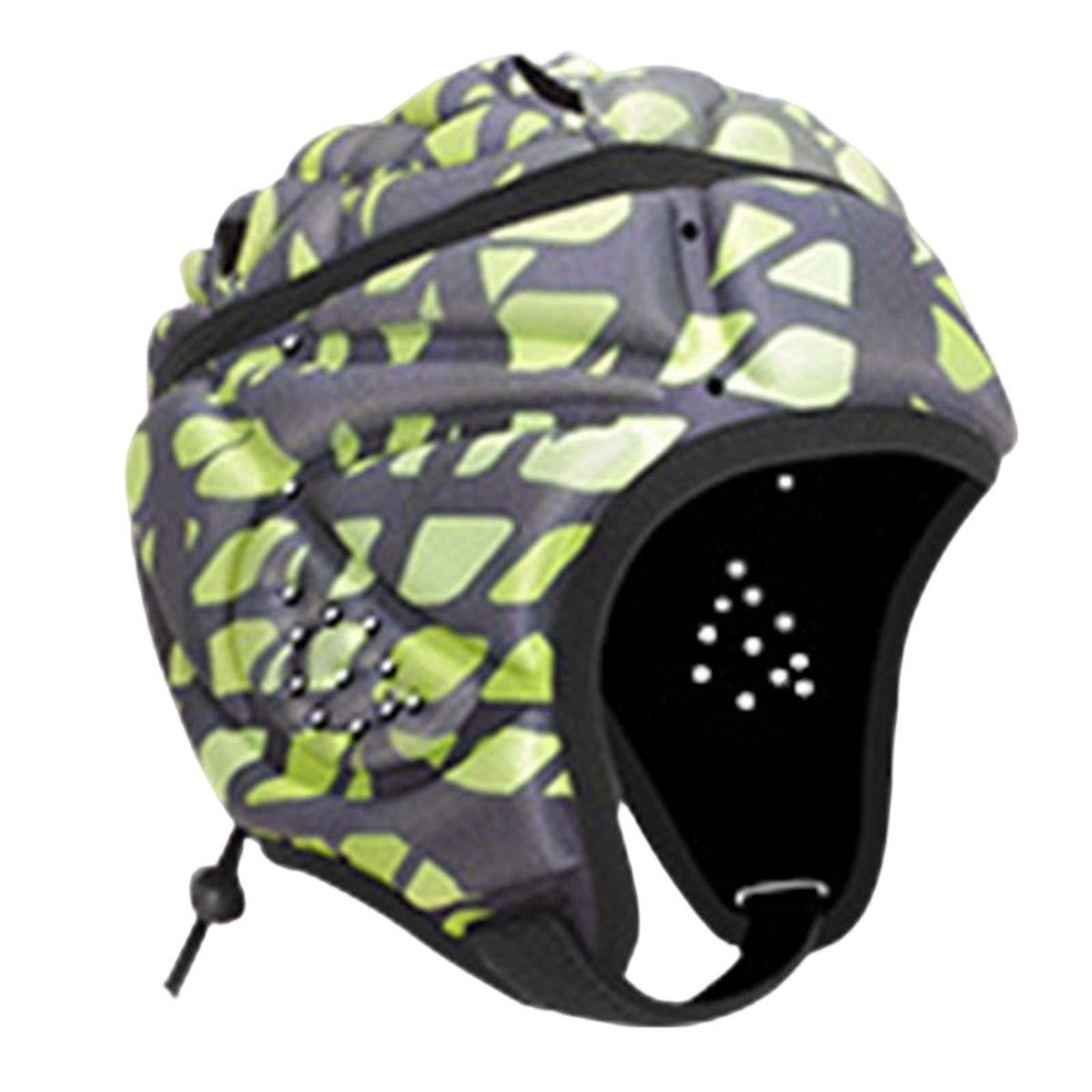 Maxbell Rugby Headgear Children Youth Padded for Roller Skating Baseball Green