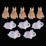 Max 10 Pieces/pack Embroidered Animal Patches Iron on Applique Badge Rabbit