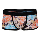 Maxbell Men's Floral Print Sheer Lace Boxers Underwear Underpants M Colorful peony