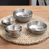 Max Stainless Steel Seasoning Dish Sauce Vinegar Dipping Bowl 73X65X45X25mm