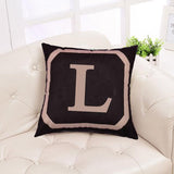 Max Square Cotton Linen Throw Pillow Case Waist Cushion Cover Bed Sofa Decor L