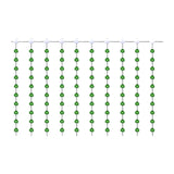 Maxbell St. Patricks Day Shamrock String Lights with Remote Control for Patio Yard 100 Lights