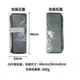 Maxbell Maxbell Storage Containers Chest High Capacity with Handles Grey Clear Windows