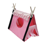 Maxbell Guinea Pig Hideaway Small Animal Tunnel for Hedgehogs Small Animal Beds Mice pink