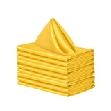 Maxbell 10x Weddings Party Napkins Portable Elegant for Events Banquets Weddings Yellow