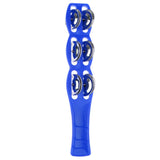 Maxbell Plastic Cymbals w/ Handle Orff Percussion Instrument Kids Musical Toy Blue