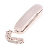 Maxbell Wall Mount Desktop Corded Fixed Telephone Landline Wired Handset Phone Pink