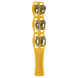 Maxbell Plastic Cymbals w/ Handle Orff Percussion Instrument Kids Musical Toy Yellow