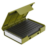 Maxbell Hard Drive Case with Label Multi-Protection Universal for 3.5 inch/M.2 Green