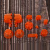 Maxbell Replacement Handle Button Set for Nintendo NGC Controller Transparent Orange