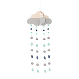 Maxbell Hanging Clouds Garland for Baby Shower Wedding Party Decor  Gray