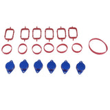 Max 6 Pieces 33mm Diesel Swirl Flap Repair Kits for BMW E90 E91 320d 325d Blue