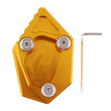 Maxbell Motorcycle kick Stand Pad Enlarger for Yamaha SMAX 250 300 400 Gold
