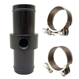 Maxbell Aluminum Black Inline Radiator Hose Temperature Sensor Adapter 3/8 NPT