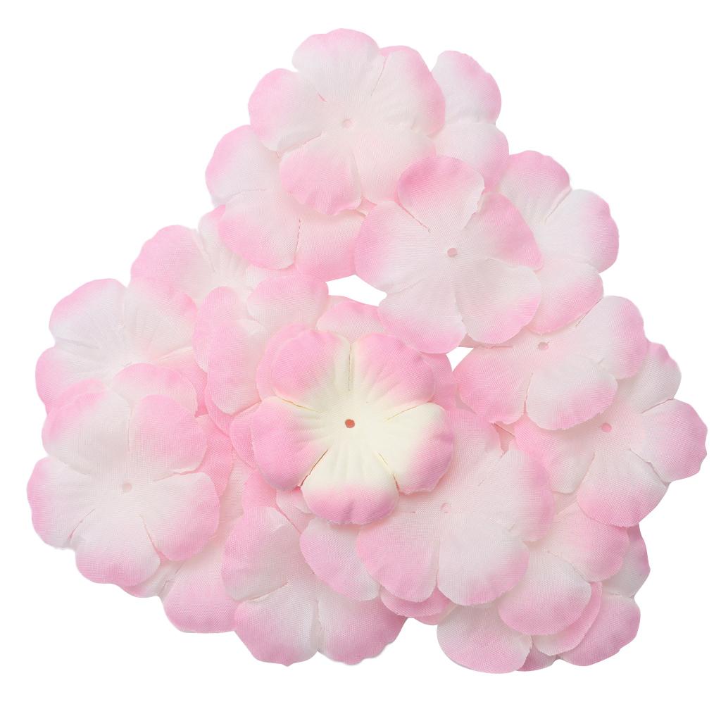 Max Maxb Artificial Flowers Heads Silk Cloth Petals Pink for DIY Crafts 200 Pcs/Pack