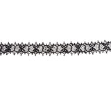 Maxbell 15 Yards Embroidery Lace Trim Sewing Applique DIY Wedding Dress Decor  4#