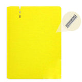 Maxbell 2 Pieces Solid Color Folders Business Storage Writing Board Folder  Yellow