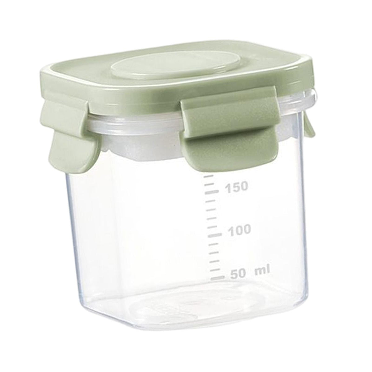 Maxbell Kitchen Organization Storage Clear Yogurt Storage Box for Fruit Preservation 200ml green