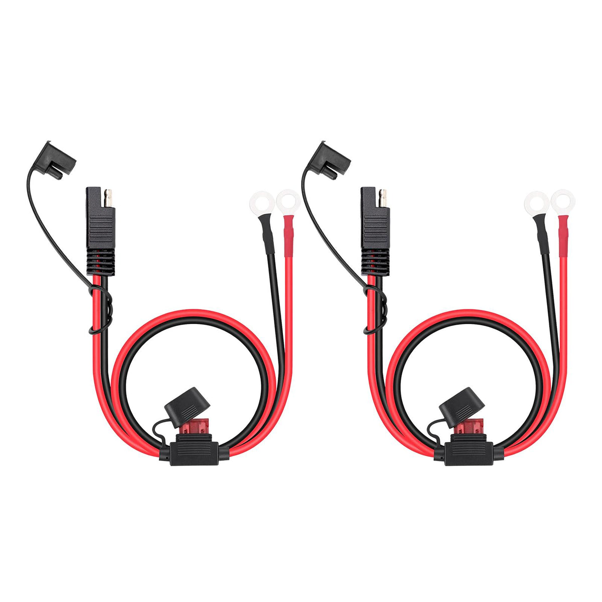 Maxbell 2Pcs 16AWG SAE Battery Connector Cable Accessory for Bike, Car, Tractor, ATV